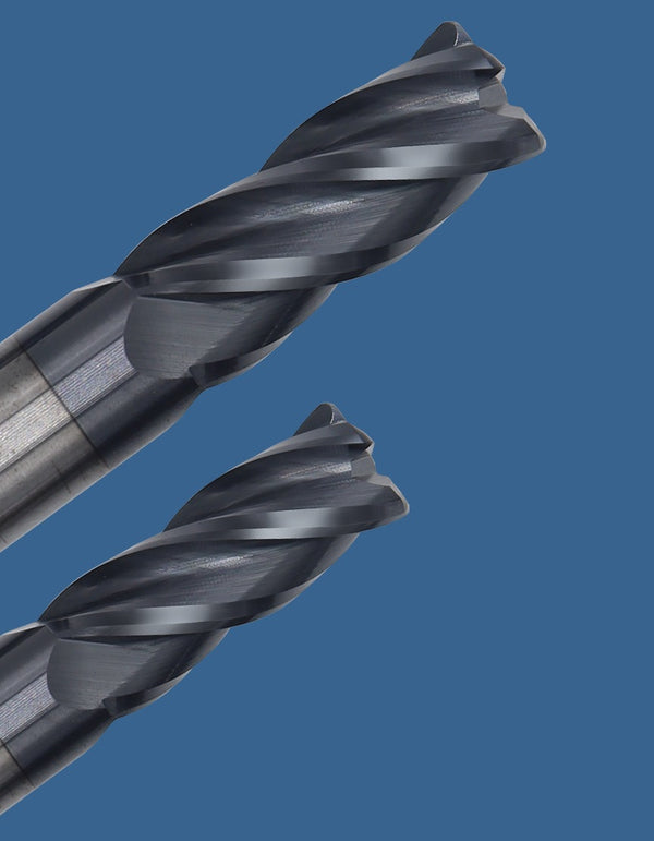 4FL Solid Carbide End Mill TiAlN with Corner Radius