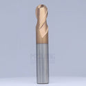 2FL Solid Carbide Ball Nose End Mill TiSiN