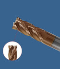 CORNER RADIUS 4FL Solid Carbide End Mill TiSiN