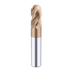 4FL Solid Carbide Ball Nose End Mill TiSiN