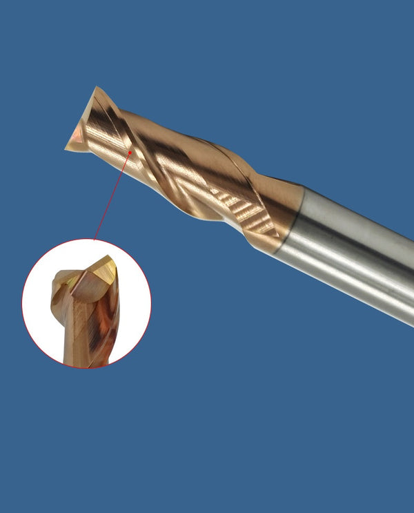 2FL Solid Carbide End Mill TiSiN