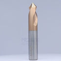 90° Solid Carbide Spotting Drill Spot TiCrSiN Coated