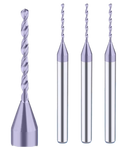Integral Hard Alloy Tungsten Steel Coated Drill Bit Plus Hard Fixed Shank Drill Micro-diameter Stainless Steel Special Twist Drill D3 Shank