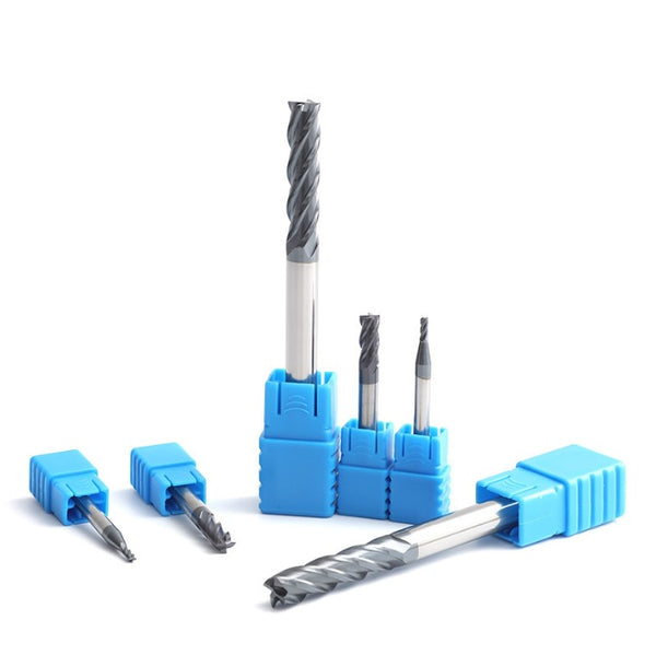 4 Flutes Solid Carbide End Mill TiAlN Coating for Finishing Steel